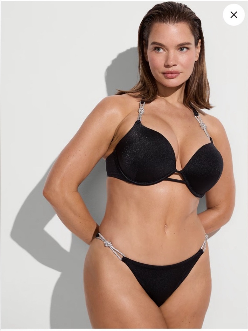 NWT Victoria Secret bikini bombshell SHINE ROPE 34C, 36B and various bottoms